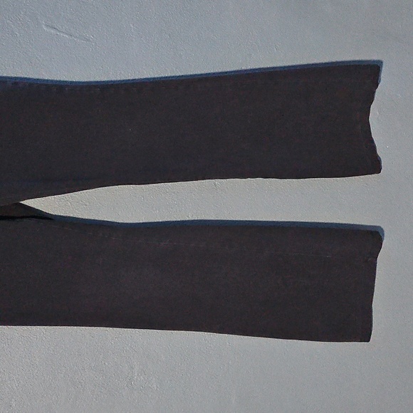 Victoria's Secret PINK Black w/ Pink Leopard Print Foldover Leggings/Yoga Pants. - Picture 9 of 13